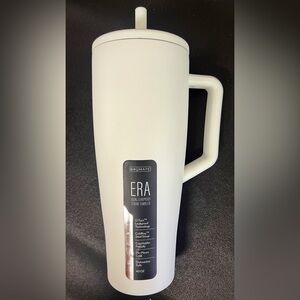 BrüMate ERA White Leakproof Straw Tumbler with Handle